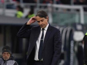Simone Inzaghi pensieroso