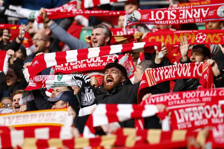 Tifosi Liverpool ad Anfield