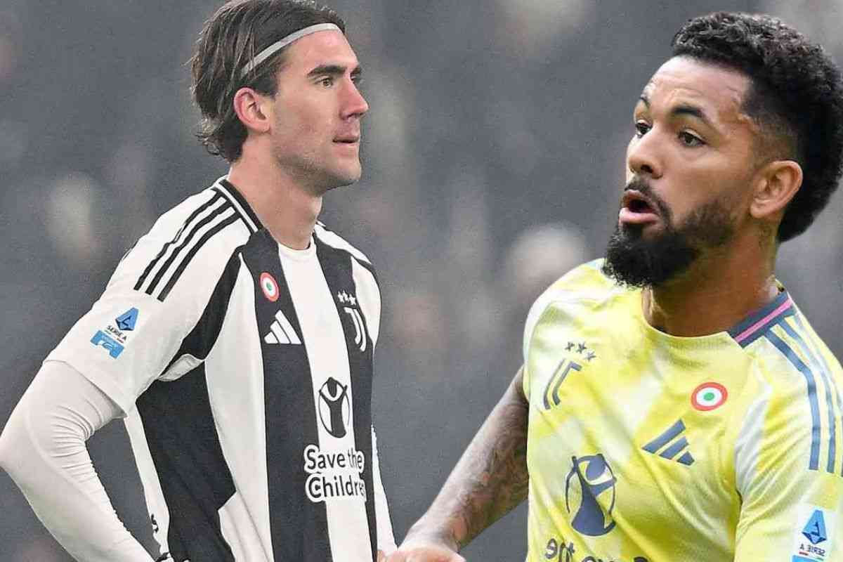 Vlahovic e Douglas Luiz  