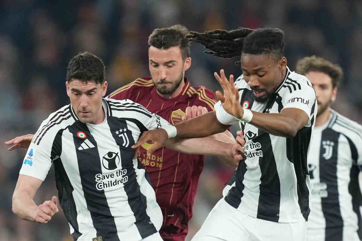 Vlahovic e Thuram della Juventus