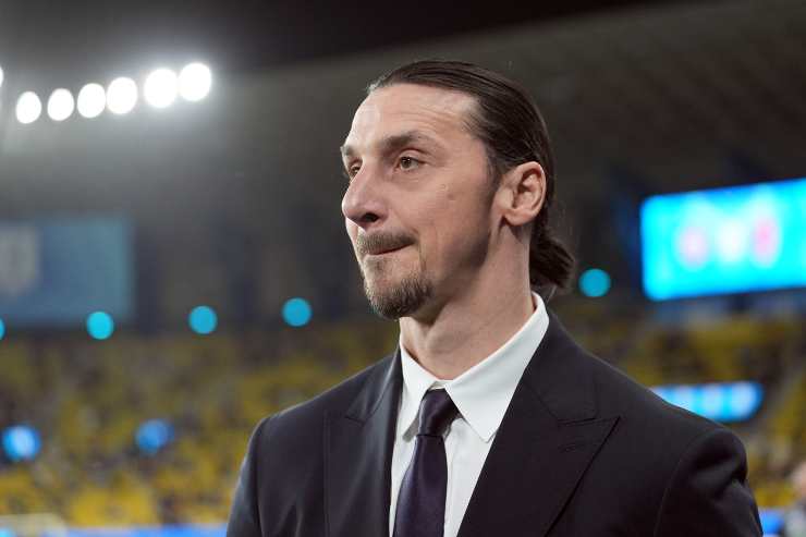 Zlatan Ibrahimovic pensieroso
