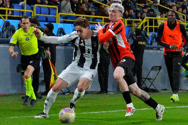 Alex Jimenez in azione contro la Juve
