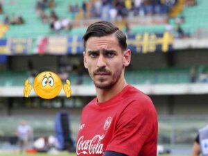 Alex Meret con una faccia dubbiosa