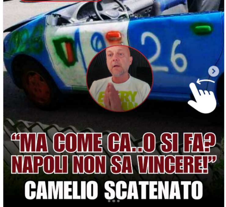 Enrico Camelio che parla della festa scudetto a Napoli