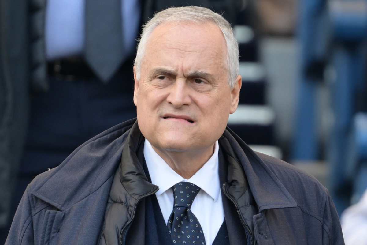 Claudio Lotito amareggiato