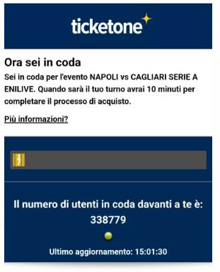 Coda su ticketone 