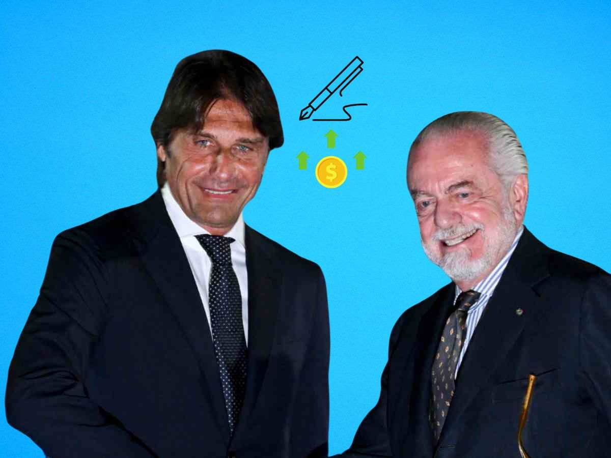 Conte e De Laurentiis insieme
