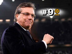Cristiano Giuntoli esulta per il numero 9