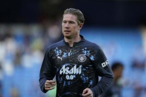 De Bruyne nel pre partita