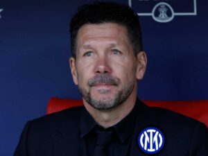 Diego Simeone con le lacrime agli occhi