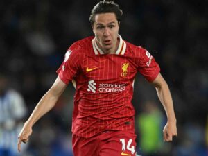 Federico Chiesa con la maglia del Liverpool numero 14