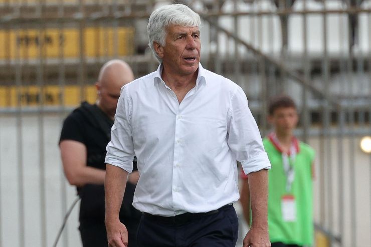 Gian Piero Gasperini pensieroso