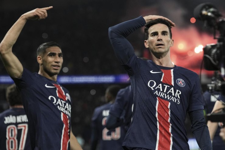 Hakimi e Fabian Ruiz in campo
