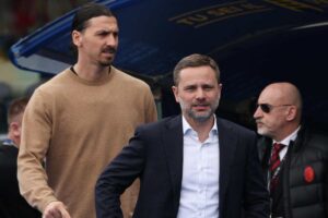 Zlatan Ibrahimovic e Giorgio Furlani