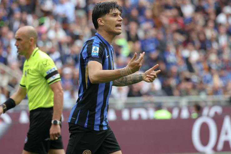 Joaquin Correa con la maglia dell'Inter