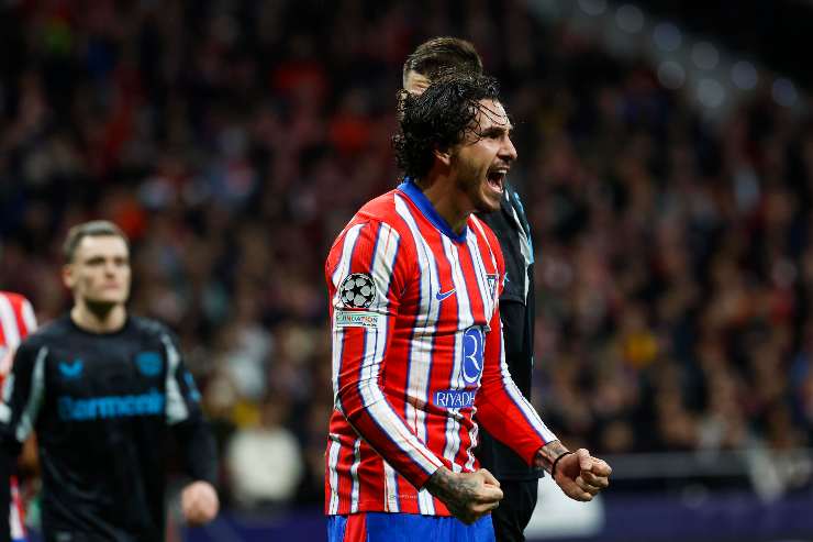 José Maria Giménez con la maglia dell'Atletico