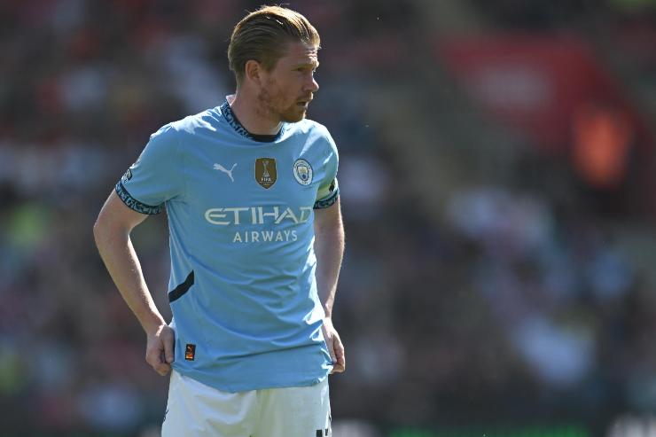 Kevin De Bruyne con la maglia del Manchester City