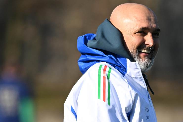 Luciano Spalletti ride