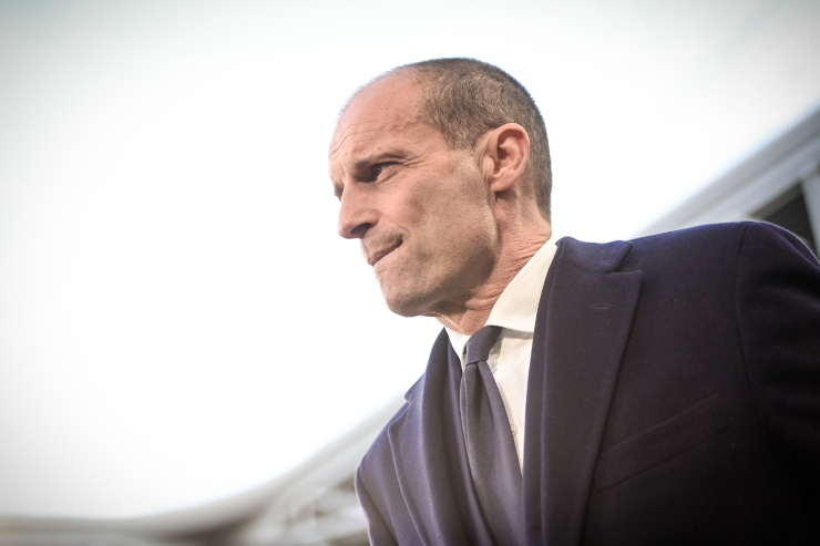 Max Allegri in campo