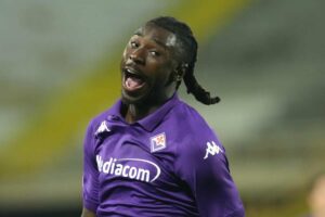 Moise Kean esulta