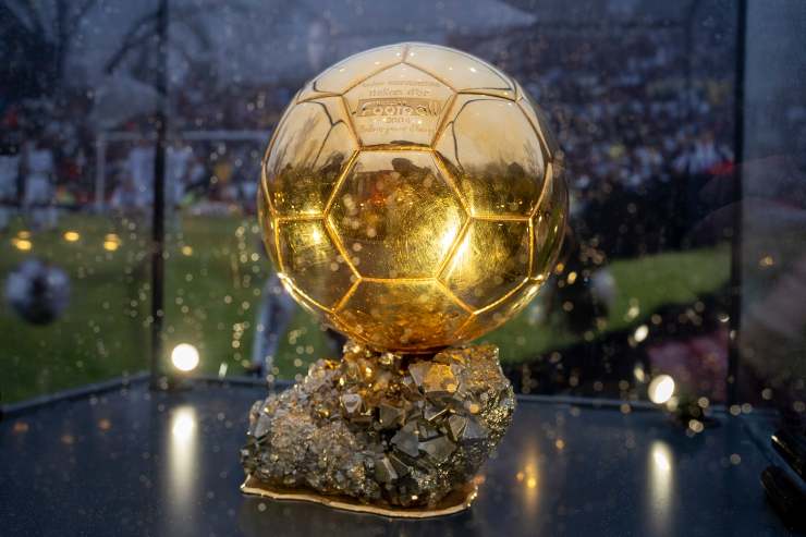 Il trofeo del Pallone d'Oro