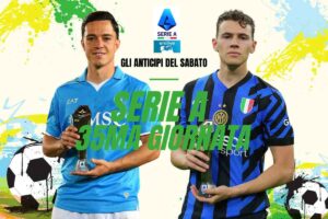 Raspadori e Asllani con i premi di man of the match