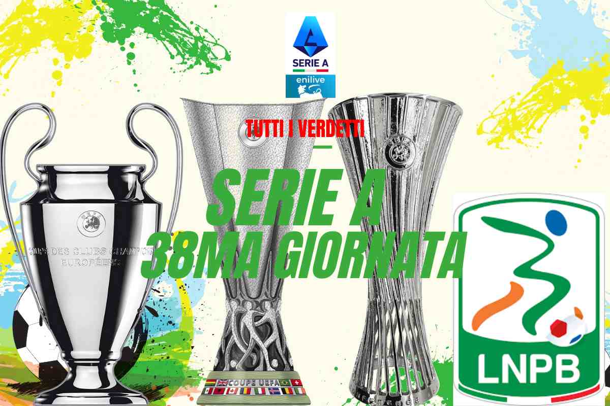 Serie A 38ma giornata, sfida per Europa e salvezza: tutti i verdetti Serie A 38ma giornata, sfida per Europa e salvezza: tutti i verdetti