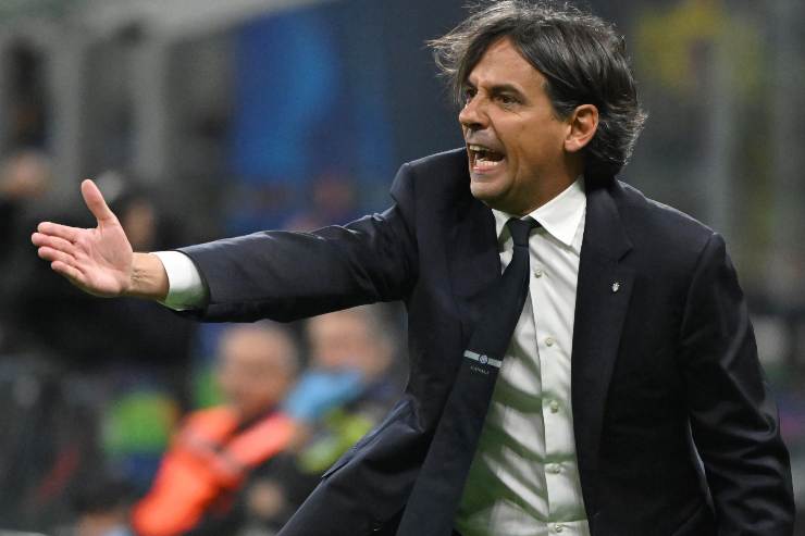 Simone Inzaghi urla