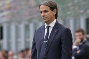 Simone Inzaghi sconsolato