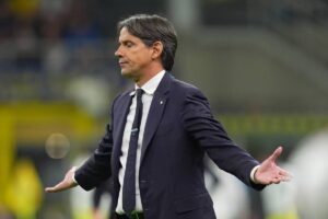 Simone Inzaghi sconsolato
