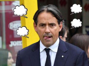 Simone Inzaghi pensieroso