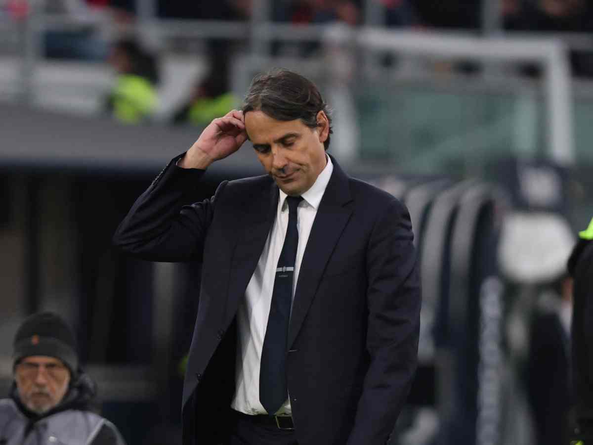 Simone Inzaghi pensieroso