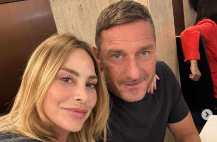 Stefania Orlando e Francesco Totti 