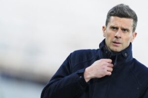 Thiago Motta serio in campo