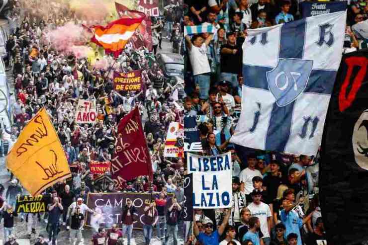 Tifosi Roma e Lazio 