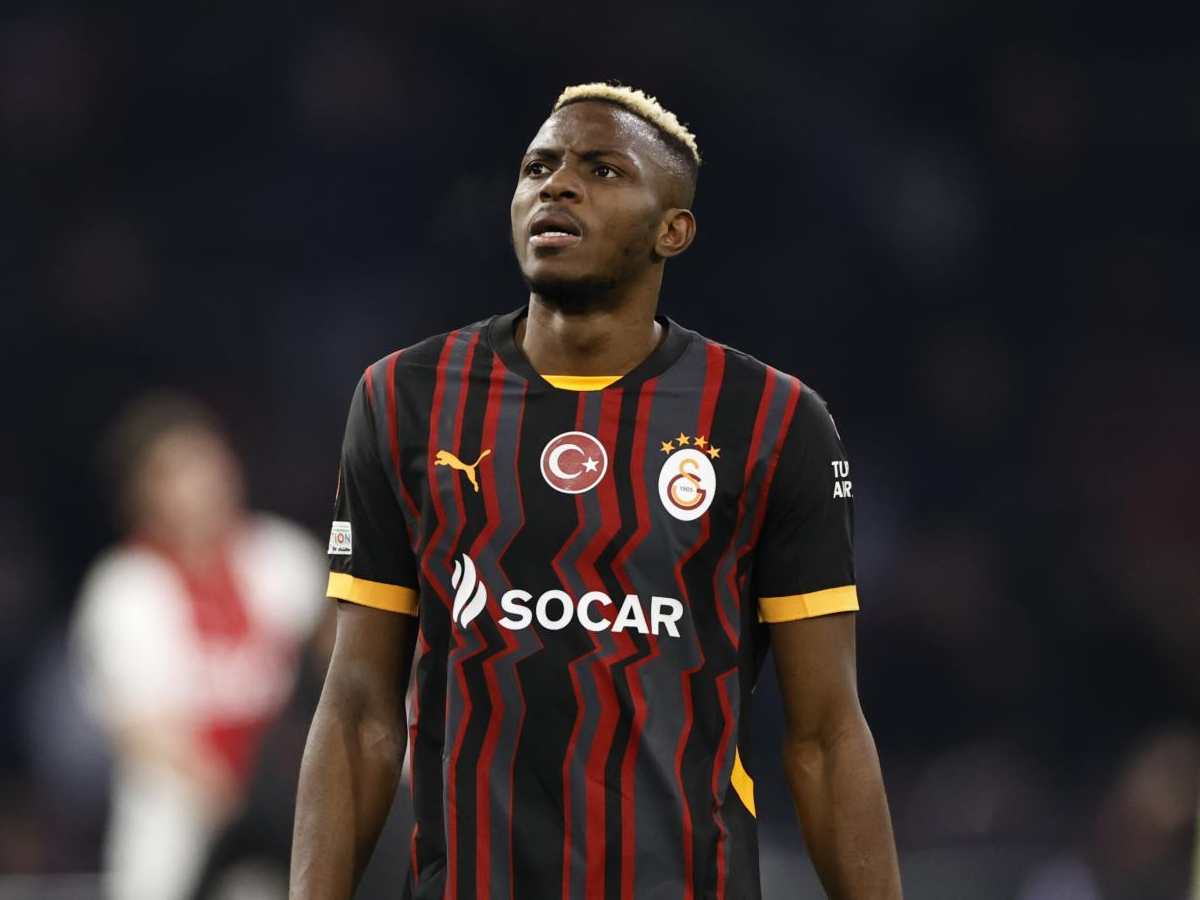 Victor Osimhen con la maglia del Galatasaray