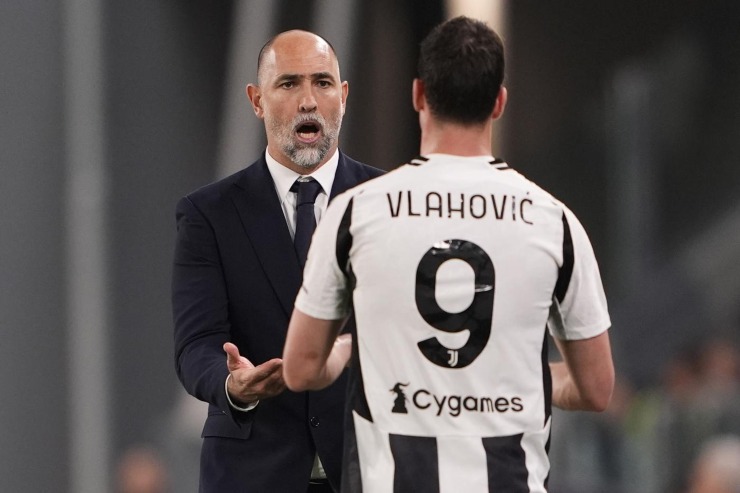 Vlahovic con Tudor