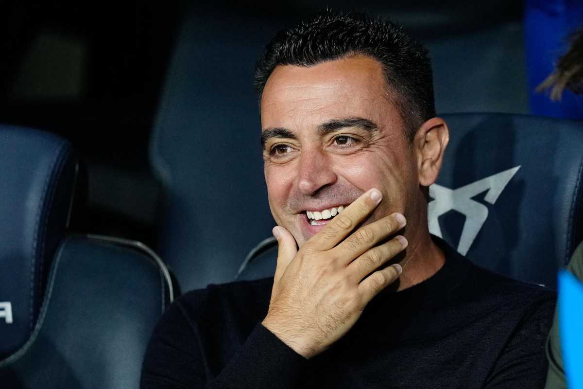 Xavi Hernandez sorride