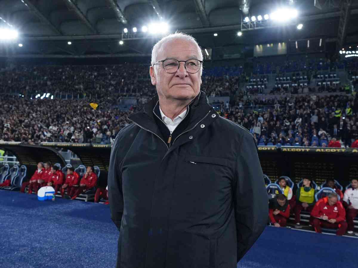 Claudio Ranieri all'Olimpico di Roma