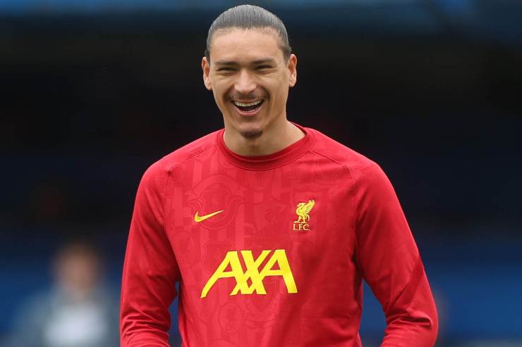 Darwin Nunez con la maglia del Liverpool