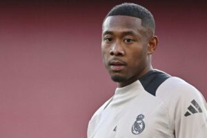 David Alaba in primo piano