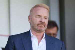 Igli Tare in tribuna
