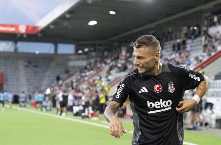 Ciro Immobile in campo in Turchia