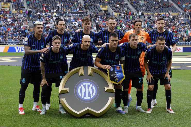 La squadra dell'Inter