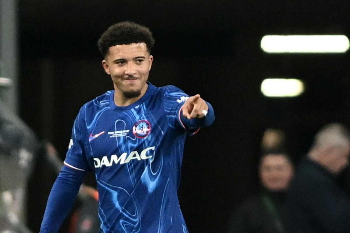 Jadon Sancho con la maglia del Chelsea