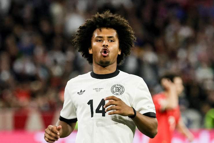 Karim Adeyemi con la maglia della Germania