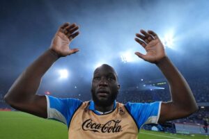 Romelu Lukaku in lacrime