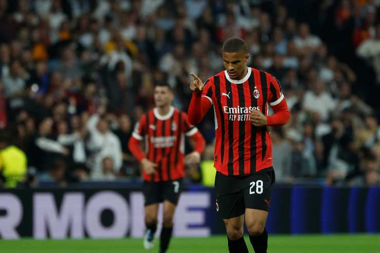 Malick Thiaw con la maglia del Milan