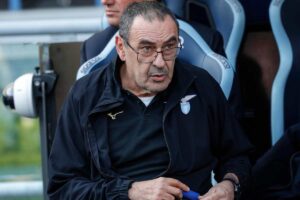 Maurizio Sarri concentrato