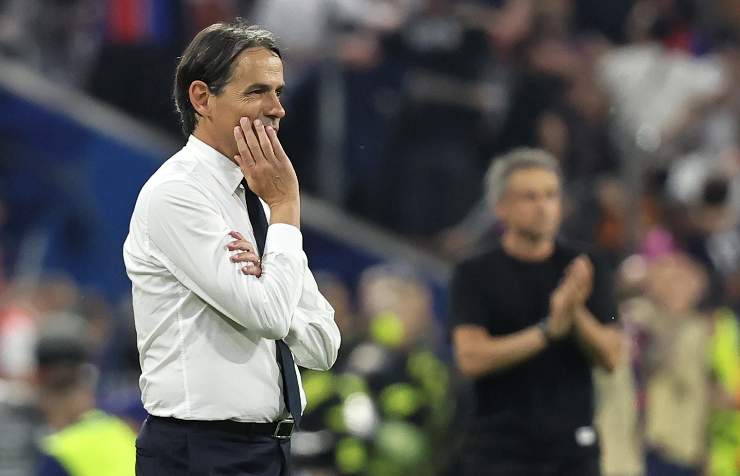Simone Inzaghi pensieroso